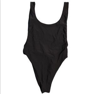 NEVER USED. One piece high cut swimsuit
